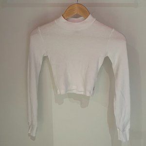 Tna Thermal Mockneck in white